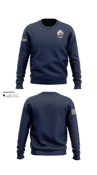 Crew Neck Sweatshirt, Superior Police Department, , Teamtime, Team time, sublimation, custom sports apparel, team uniforms, spirit wear, spiritwear, sports uniforms, custom shirts, team store, custom team store, fundraiser sports, apparel fundraiser