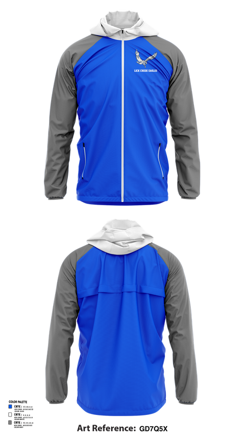 Windbreaker, Lick Creek School Basketball, Men's Basketball, Teamtime, Team time, sublimation, custom sports apparel, team uniforms, spirit wear, spiritwear, sports uniforms, custom shirts, team store, custom team store, fundraiser sports, apparel fundraiser