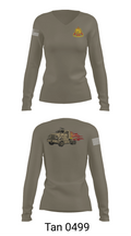 705th Transportation Company 68007602 Women's Long Sleeve V-neck Shirt - 11