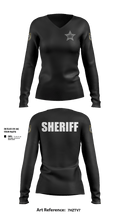 Hernando County Sheriffs Office 52426395 Women's Long Sleeve V-neck Shirt - 15