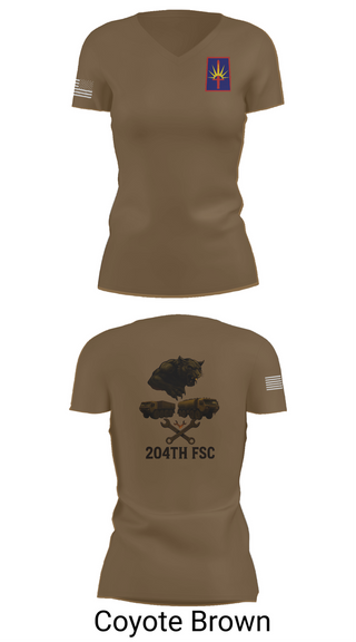 Womens Short Sleeve Vneck Shirt, 204thFSC, National Guard, Teamtime, Team time, sublimation, custom sports apparel, team uniforms, spirit wear, spiritwear, sports uniforms, custom shirts, team store, custom team store, fundraiser sports, apparel fundraiser