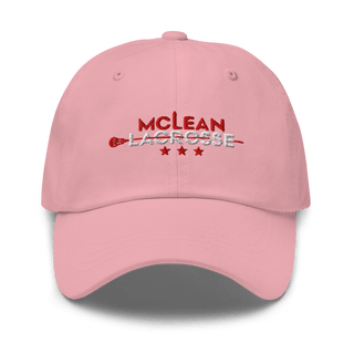 McLean Lacrosse 4222759 Classic Dad Hat | Yupoong 6245CM