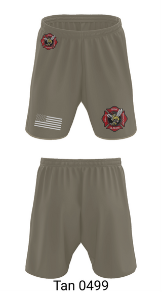 Athletic Shorts With Pockets, B-Shift, Fire Department, Teamtime, Team time, sublimation, custom sports apparel, team uniforms, spirit wear, spiritwear, sports uniforms, custom shirts, team store, custom team store, fundraiser sports, apparel fundraiser