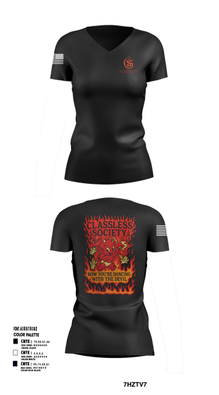Womens Short Sleeve Vneck Shirt, Classless Society, , Teamtime, Team time, sublimation, custom sports apparel, team uniforms, spirit wear, spiritwear, sports uniforms, custom shirts, team store, custom team store, fundraiser sports, apparel fundraiser