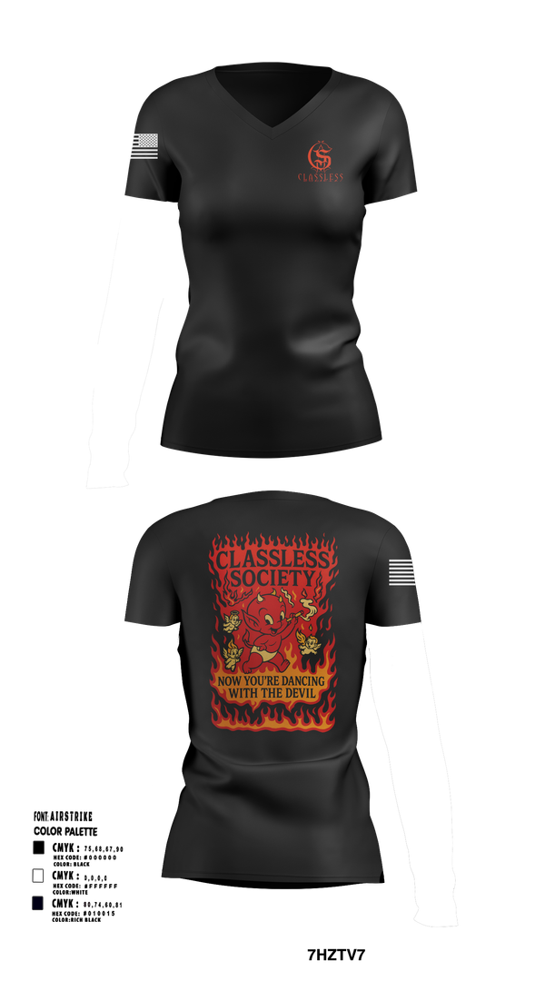 Womens Short Sleeve Vneck Shirt, Classless Society, , Teamtime, Team time, sublimation, custom sports apparel, team uniforms, spirit wear, spiritwear, sports uniforms, custom shirts, team store, custom team store, fundraiser sports, apparel fundraiser