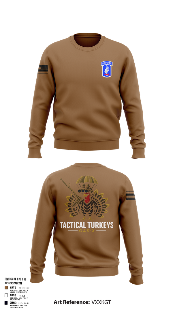 Crew Neck Sweatshirt, OAS-X, Army, Teamtime, Team time, sublimation, custom sports apparel, team uniforms, spirit wear, spiritwear, sports uniforms, custom shirts, team store, custom team store, fundraiser sports, apparel fundraiser