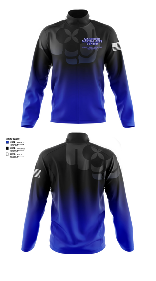 Fleece Jacket, Mansfield Martial Arts Center, , Teamtime, Team time, sublimation, custom sports apparel, team uniforms, spirit wear, spiritwear, sports uniforms, custom shirts, team store, custom team store, fundraiser sports, apparel fundraiser