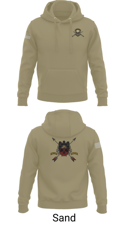 HHC 1ST BN 65TH INF REG 37027078 Hoodie - 98