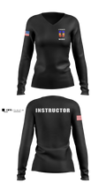 2/254 RTI Women's Long Sleeve V-neck Shirt - 2