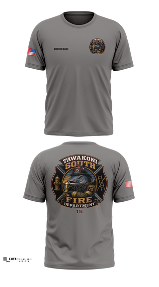 Short Sleeve Performance Shirt, Tawakoni South Volunteer Fire Department, Fire Department, Teamtime, Team time, sublimation, custom sports apparel, team uniforms, spirit wear, spiritwear, sports uniforms, custom shirts, team store, custom team store, fundraiser sports, apparel fundraiser