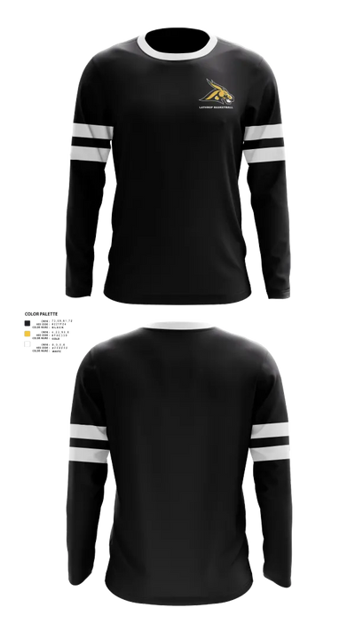Lathrop R-II Middle School Basketball 19541339 Long Sleeve Performance Shirt 21