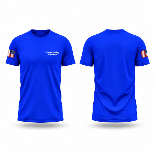 Castro Valley Fire Dept Short Sleeve Performance Shirt - 1