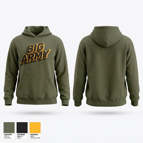 Hoodie, BIG ARMY, , Teamtime, Team time, sublimation, custom sports apparel, team uniforms, spirit wear, spiritwear, sports uniforms, custom shirts, team store, custom team store, fundraiser sports, apparel fundraiser