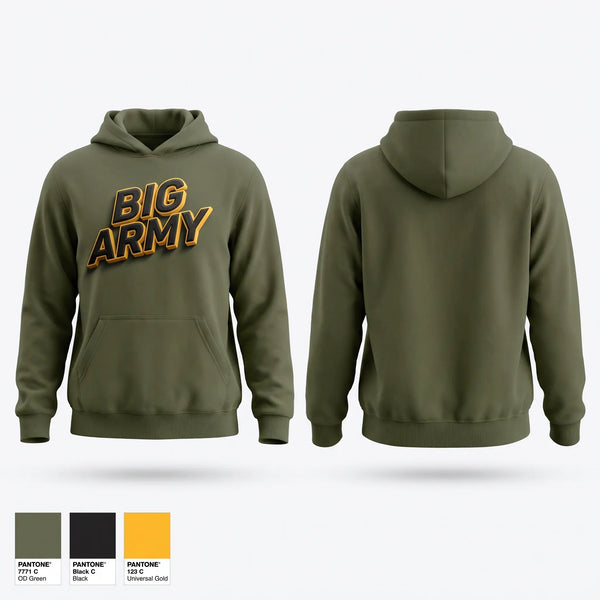 Hoodie, BIG ARMY, , Teamtime, Team time, sublimation, custom sports apparel, team uniforms, spirit wear, spiritwear, sports uniforms, custom shirts, team store, custom team store, fundraiser sports, apparel fundraiser