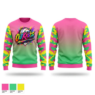 Crew Neck Sweatshirt, OutKasts, Baseball, Teamtime, Team time, sublimation, custom sports apparel, team uniforms, spirit wear, spiritwear, sports uniforms, custom shirts, team store, custom team store, fundraiser sports, apparel fundraiser