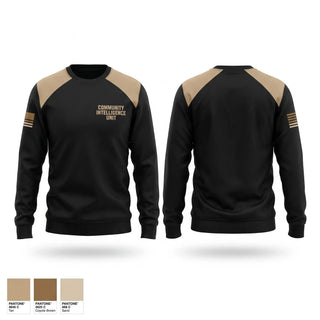 Crew Neck Sweatshirt, Community intelligence unit, , Teamtime, Team time, sublimation, custom sports apparel, team uniforms, spirit wear, spiritwear, sports uniforms, custom shirts, team store, custom team store, fundraiser sports, apparel fundraiser