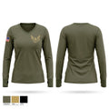 Sioux City SWAT Women's Long Sleeve V-neck Shirt - 1