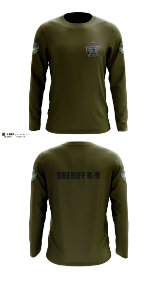 Long Sleeve Performance Shirt, Washington County SO Maine K9 Unit, Police, Teamtime, Team time, sublimation, custom sports apparel, team uniforms, spirit wear, spiritwear, sports uniforms, custom shirts, team store, custom team store, fundraiser sports, apparel fundraiser