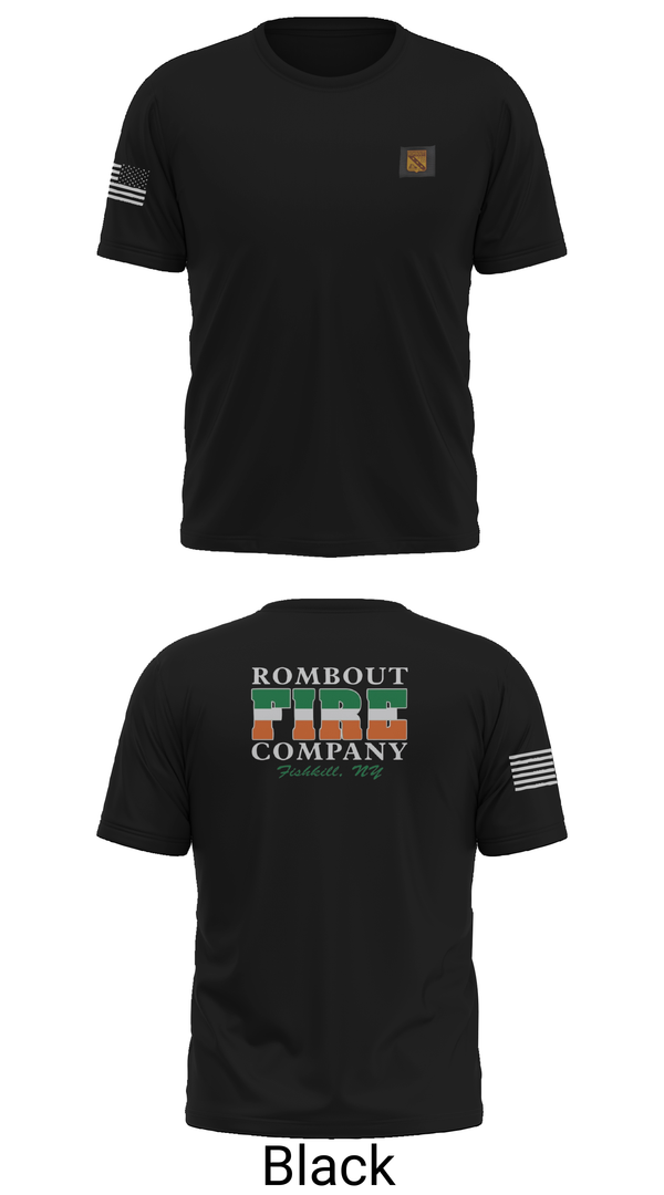 Short Sleeve Performance Shirt, Rombout Fire Company, Fire Department, Teamtime, Team time, sublimation, custom sports apparel, team uniforms, spirit wear, spiritwear, sports uniforms, custom shirts, team store, custom team store, fundraiser sports, apparel fundraiser