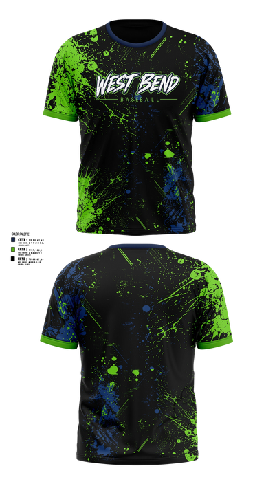 West bend bulldogs Short Sleeve Performance Shirt - 3