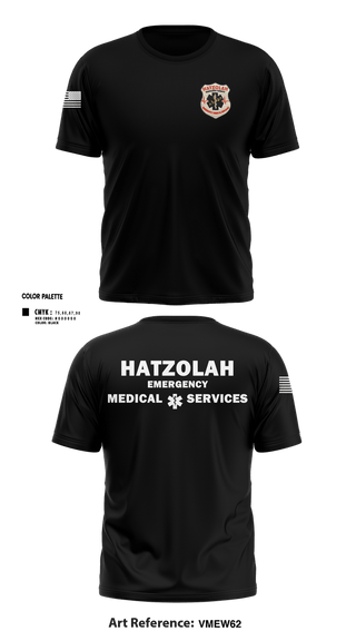 Short Sleeve Performance Shirt, HATZOLAH EMS, EMS/EMT, Teamtime, Team time, sublimation, custom sports apparel, team uniforms, spirit wear, spiritwear, sports uniforms, custom shirts, team store, custom team store, fundraiser sports, apparel fundraiser