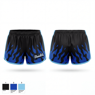 Womens Shorts, BANDITS, Softball, Teamtime, Team time, sublimation, custom sports apparel, team uniforms, spirit wear, spiritwear, sports uniforms, custom shirts, team store, custom team store, fundraiser sports, apparel fundraiser