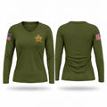 Madison County Sheriff Office Women's Long Sleeve V-neck Shirt - 1