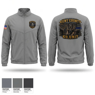 Windbreaker, KCSO K9, Police, Teamtime, Team time, sublimation, custom sports apparel, team uniforms, spirit wear, spiritwear, sports uniforms, custom shirts, team store, custom team store, fundraiser sports, apparel fundraiser