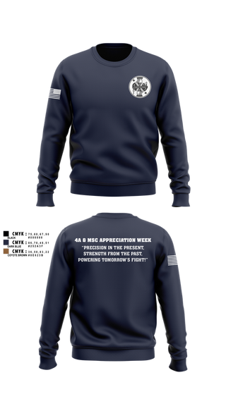 Crew Neck Sweatshirt, Joint Base San Antonio 4A/MSC, , Teamtime, Team time, sublimation, custom sports apparel, team uniforms, spirit wear, spiritwear, sports uniforms, custom shirts, team store, custom team store, fundraiser sports, apparel fundraiser