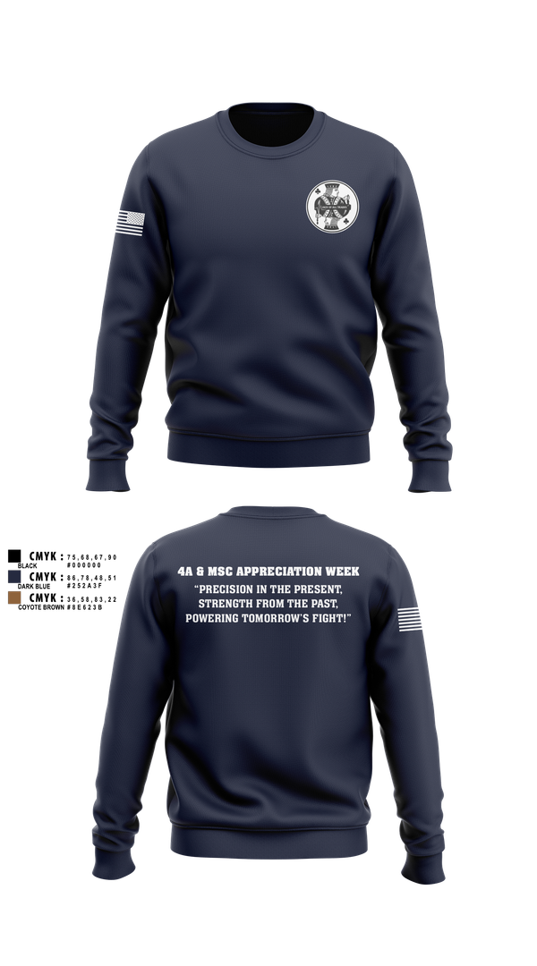 Crew Neck Sweatshirt, Joint Base San Antonio 4A/MSC, , Teamtime, Team time, sublimation, custom sports apparel, team uniforms, spirit wear, spiritwear, sports uniforms, custom shirts, team store, custom team store, fundraiser sports, apparel fundraiser