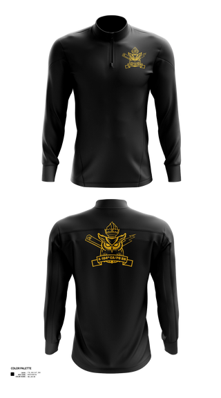 Quarter Zip Jacket, 4th/104th BN (CA/PO), , Teamtime, Team time, sublimation, custom sports apparel, team uniforms, spirit wear, spiritwear, sports uniforms, custom shirts, team store, custom team store, fundraiser sports, apparel fundraiser