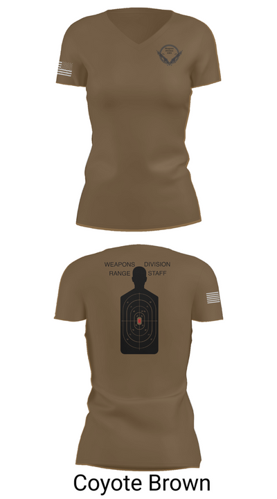 WEAPONS DIVISION 86897128 Women's Short Sleeve V-neck Shirt - 8