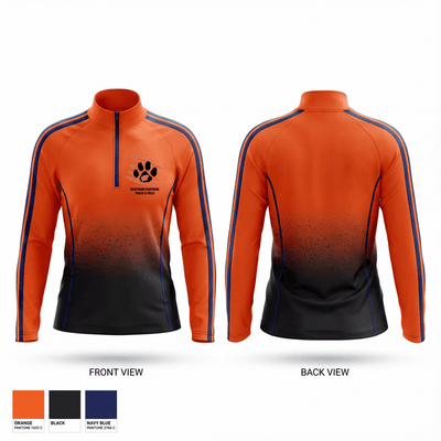 Westwood Panthers Track & Field 87849557 Quarter Zip Jacket - 21