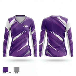 Womens Long Sleeve Vneck Shirt, Rfh, Men's Lacrosse, Teamtime, Team time, sublimation, custom sports apparel, team uniforms, spirit wear, spiritwear, sports uniforms, custom shirts, team store, custom team store, fundraiser sports, apparel fundraiser