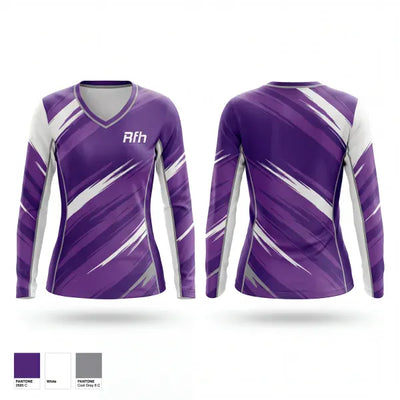 Rfh 52255407 Women's Long Sleeve V-neck Shirt - 1