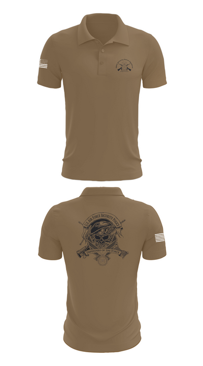 380th Security Police Squadron 85446587 Short Sleeve Performance Polo - 7