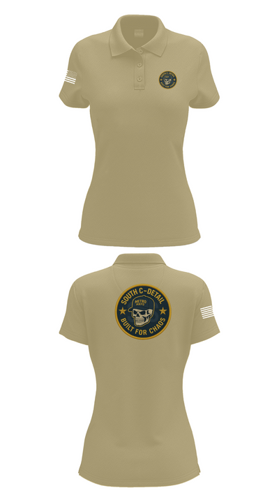 South C Detail 31033185 Women's Short Sleeve Performance Polo  - 90