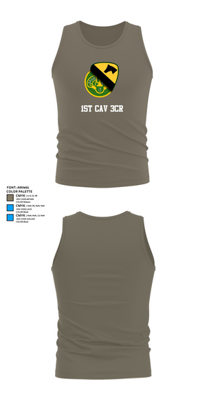 Tank Top, 1st Cav 3CR, , Teamtime, Team time, sublimation, custom sports apparel, team uniforms, spirit wear, spiritwear, sports uniforms, custom shirts, team store, custom team store, fundraiser sports, apparel fundraiser