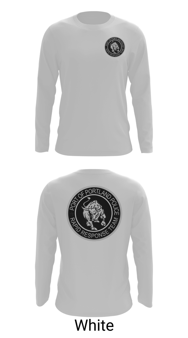 Long Sleeve Performance Shirt, Port Of Portland Rapid Response Team, Police, Teamtime, Team time, sublimation, custom sports apparel, team uniforms, spirit wear, spiritwear, sports uniforms, custom shirts, team store, custom team store, fundraiser sports, apparel fundraiser