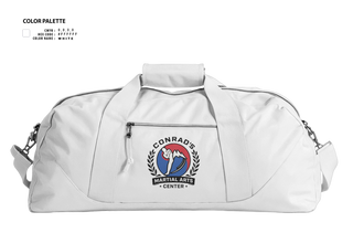 Duffle Bag, Conrad’s Martial Arts Center, , Teamtime, Team time, sublimation, custom sports apparel, team uniforms, spirit wear, spiritwear, sports uniforms, custom shirts, team store, custom team store, fundraiser sports, apparel fundraiser