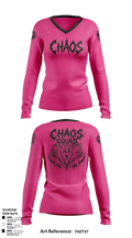 Chaos squad Women's Long Sleeve V-neck Shirt - 6