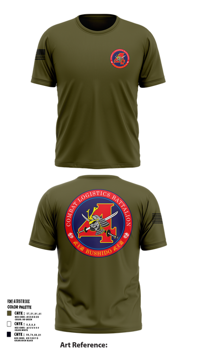 Combat Logistics Battalion 4 46395084 Short Sleeve Performance Shirt - 101