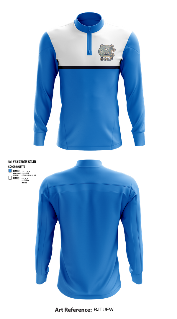 Quarter Zip Jacket, Moore County Golf, Golf, Teamtime, Team time, sublimation, custom sports apparel, team uniforms, spirit wear, spiritwear, sports uniforms, custom shirts, team store, custom team store, fundraiser sports, apparel fundraiser