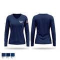 Drone Unit Women's Long Sleeve V-neck Shirt - 1