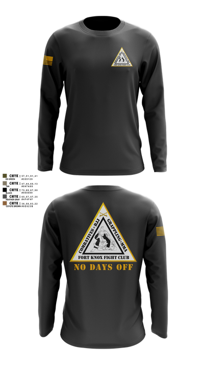 Fort Knox Fight Club Long Sleeve Performance Shirt 3