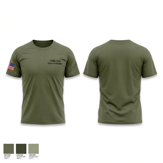 Old School Cotton Feel Shirt, 158th SFS Force Protection, National Guard, Teamtime, Team time, sublimation, custom sports apparel, team uniforms, spirit wear, spiritwear, sports uniforms, custom shirts, team store, custom team store, fundraiser sports, apparel fundraiser