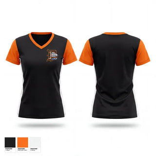 Womens Short Sleeve Vneck Shirt, Davis Pirates, , Teamtime, Team time, sublimation, custom sports apparel, team uniforms, spirit wear, spiritwear, sports uniforms, custom shirts, team store, custom team store, fundraiser sports, apparel fundraiser