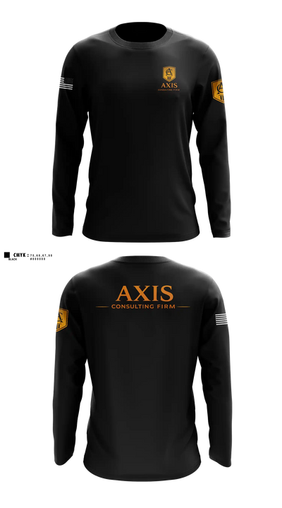 Axis Consulting Firm LLC Long Sleeve Performance Shirt - 5