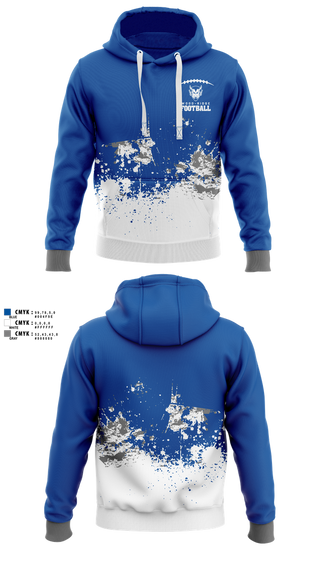 Hoodie, Wood-Ridge Football, , Teamtime, Team time, sublimation, custom sports apparel, team uniforms, spirit wear, spiritwear, sports uniforms, custom shirts, team store, custom team store, fundraiser sports, apparel fundraiser