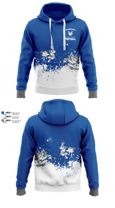 Hoodie, Wood-Ridge Football, , Teamtime, Team time, sublimation, custom sports apparel, team uniforms, spirit wear, spiritwear, sports uniforms, custom shirts, team store, custom team store, fundraiser sports, apparel fundraiser